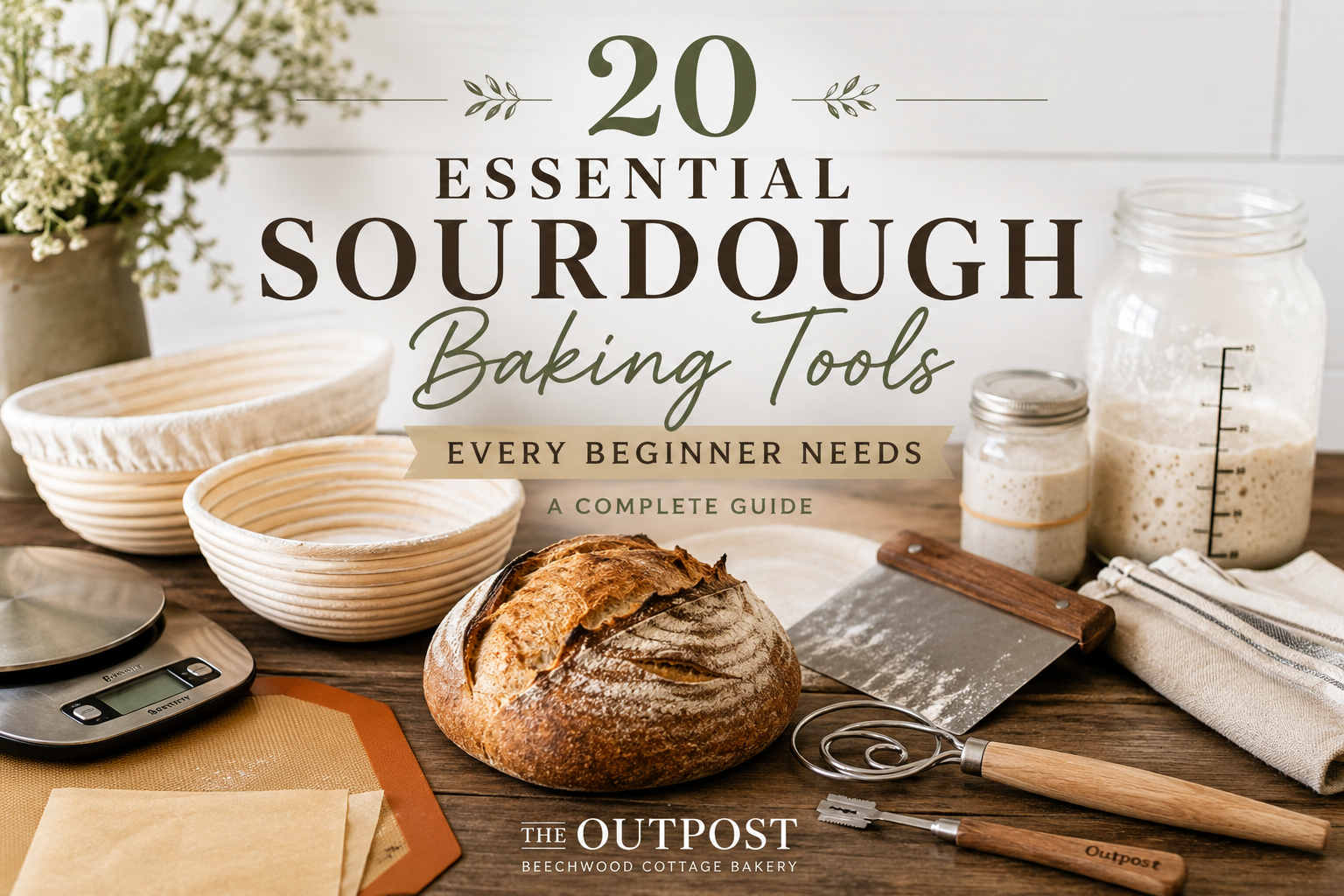 Essential Sourdough Baking Tools: My Top 20 Favorite Tools for Beginners