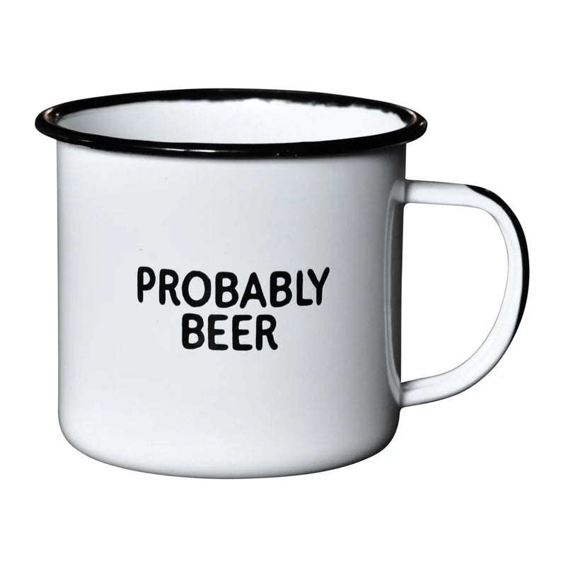 Probably Beer Enamel Mug