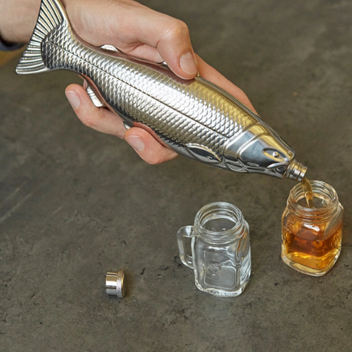 Vintage Fish Flask