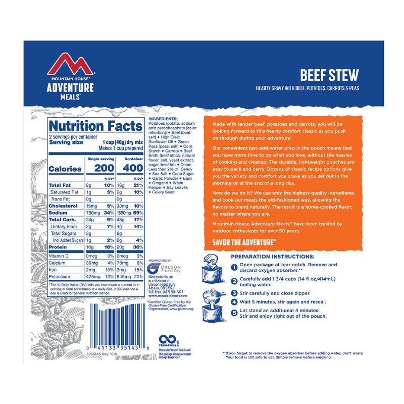 Beef Stew - Pouch