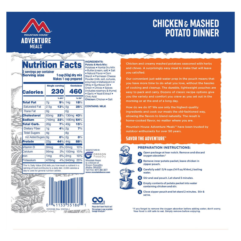 Chicken and Mashed Potato Dinner - Pouch