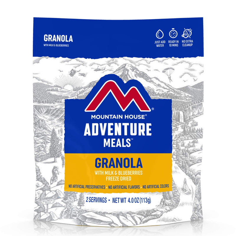 Granola with Milk and Blueberries - Pouch