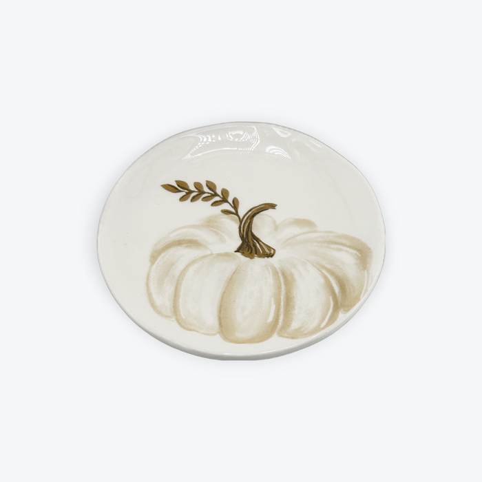 Pumpkin Glass Dish