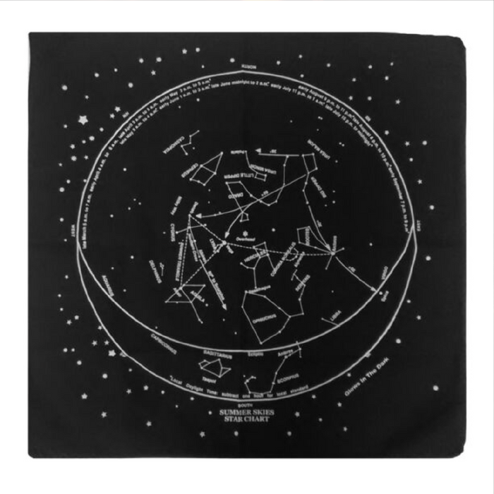 Glow In The Dark Night Sky Bandana