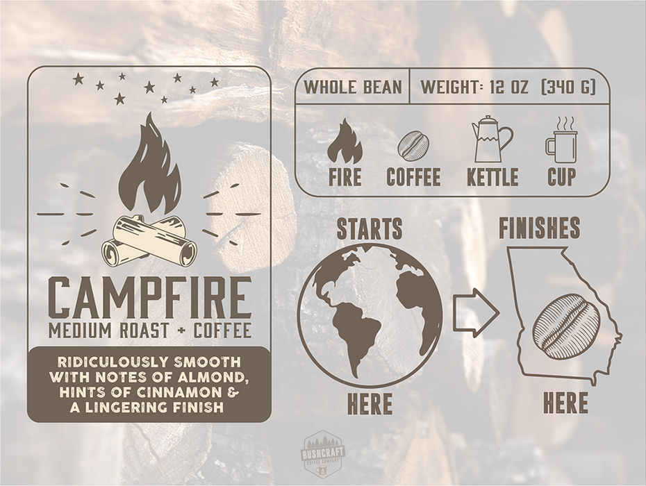 Campfire Coffee - Medium Roast - Bushcraft Coffee®