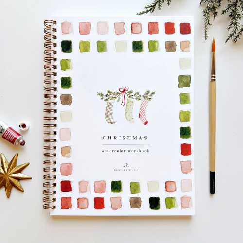 Christmas Watercolor Notebook