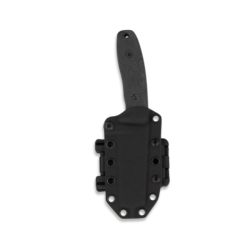 Reiff Knives Circadian Sheepsfoot MagnaCut Black DLC Black Canvas Micarta
