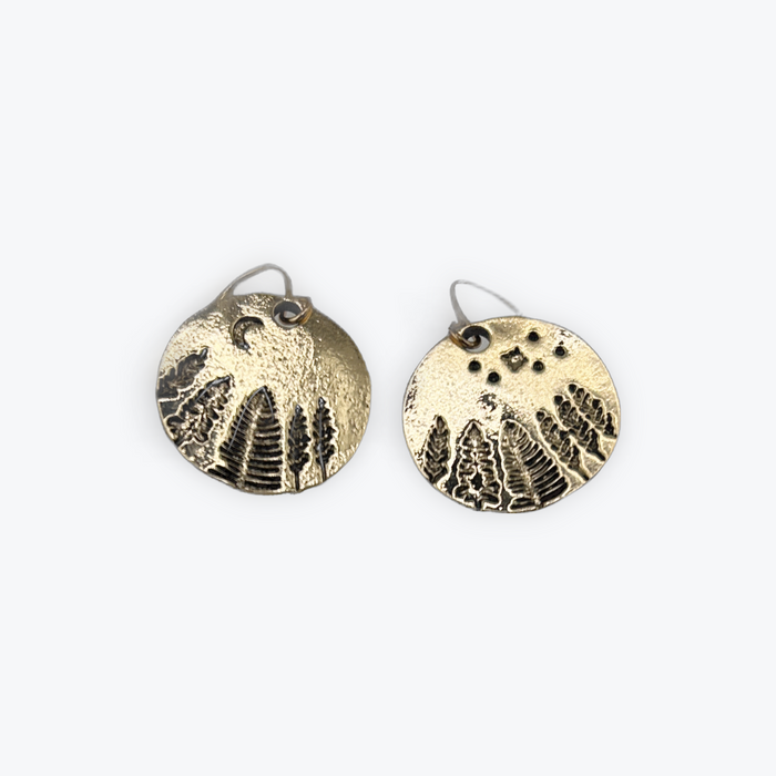 Golden Night  Earrings