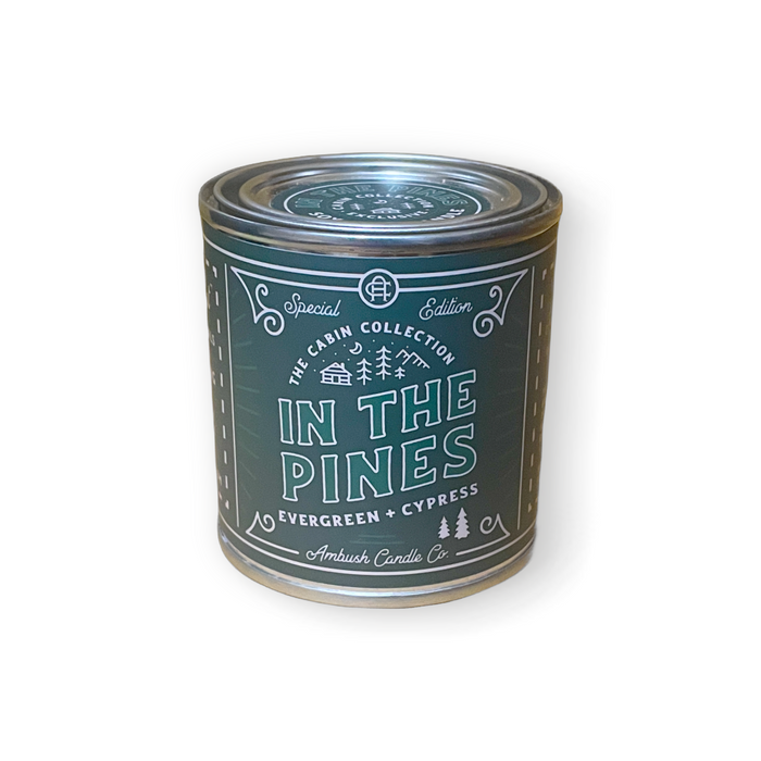 In the Pines | Evergreen + Cypress 8oz Soy Candle