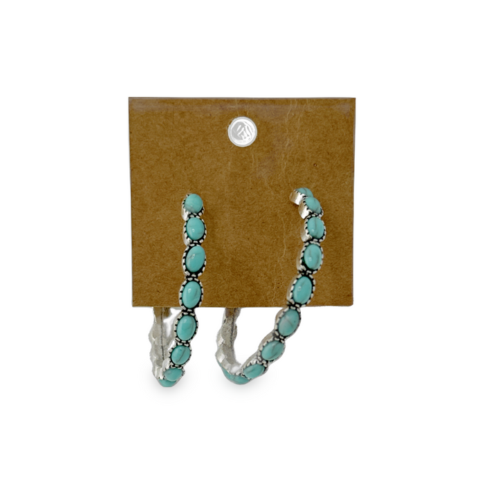 Vintage Western Turquoise Earring