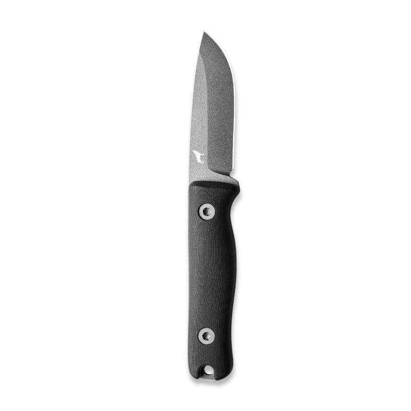 Reiff Knives F3XC Extreme Conditions EDC Fixed Blade (CPM 3V, Tungsten, Black G10)