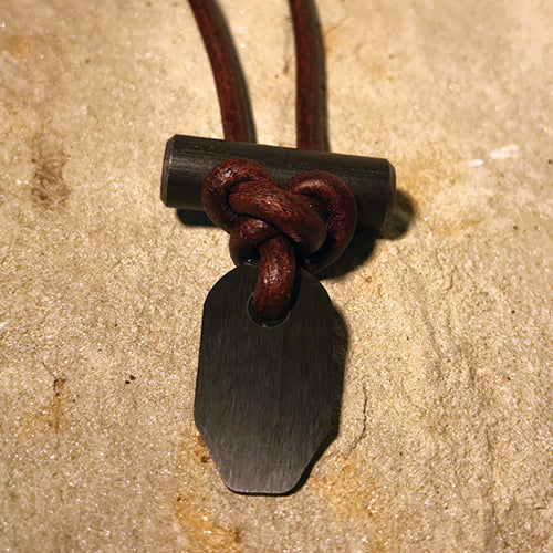 Wazoo Bushcraft Fire Starter Leather Necklace