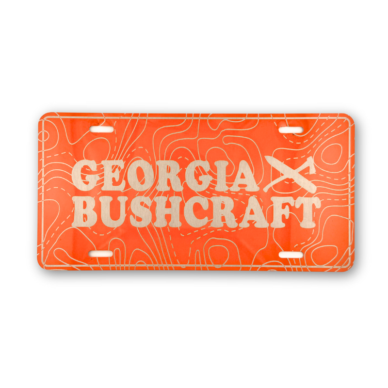 GABC License Plate - Orange