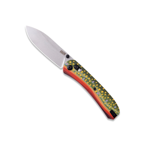 Knafs Lander 2 Pocket Knife - Brook Trout G10