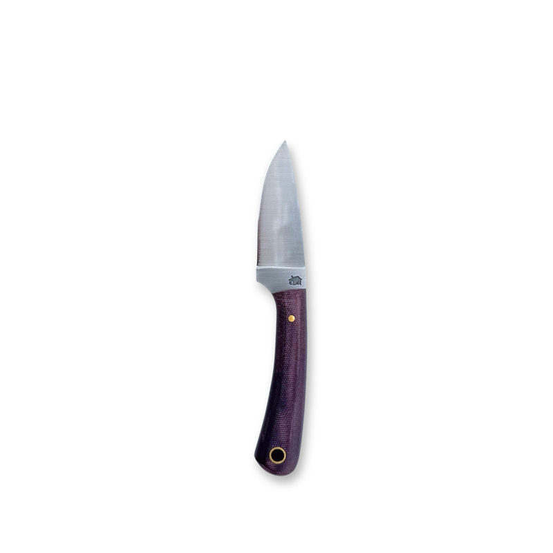 LT Wright Knives - Frontier Valley AEB-L Flat - Double Red Micarta