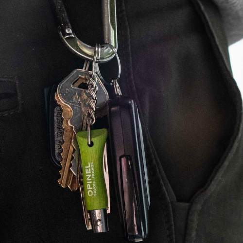 Colorama Stainless Folding Key Chain Knives Green