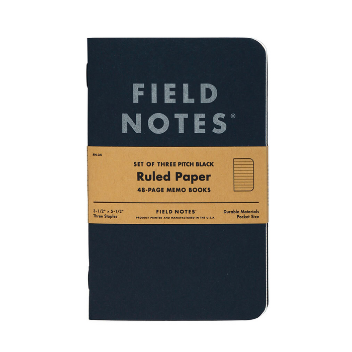 Field Notes Pitch Black