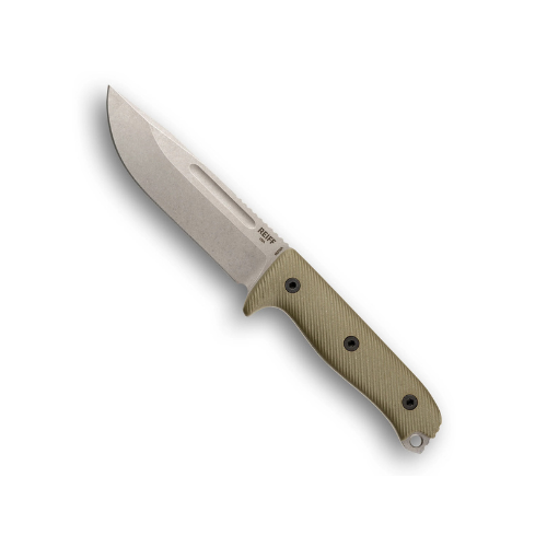 Reiff Knives VICON MagnaCut Stonewash, Green G10 Handles