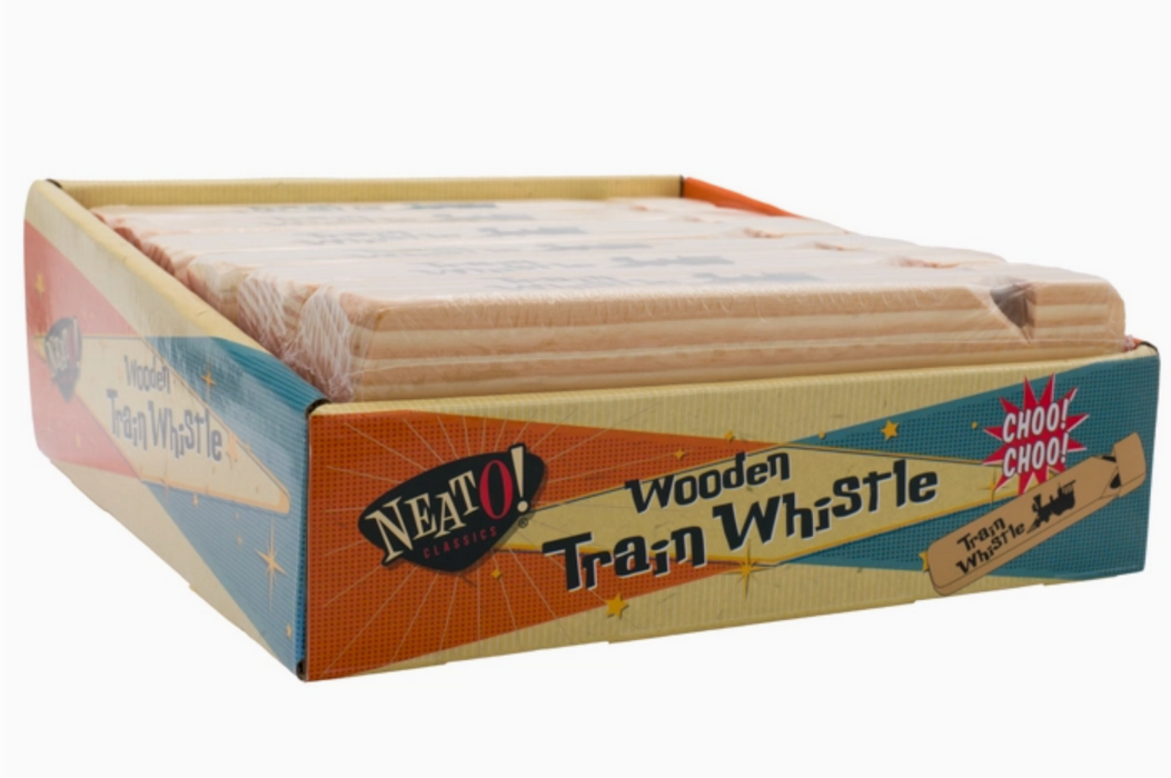 Neato! 7.5" Classic Wooden Train Whistle