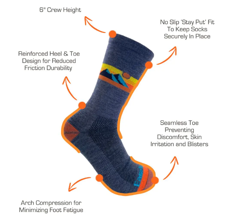 Overlook Hiking Sock