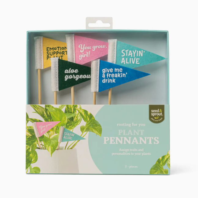 Seed & Sprout Rooting For You Plant Pennants