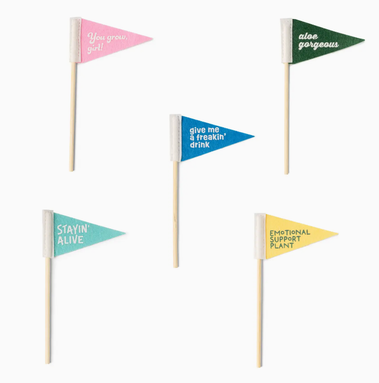 Seed & Sprout Rooting For You Plant Pennants