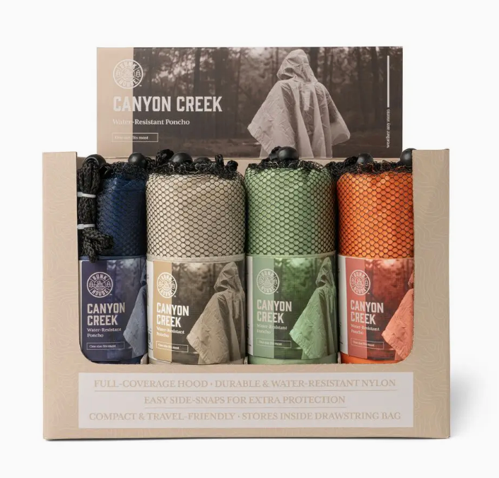 Bunk House Canyon Creek Water-Resistant Poncho