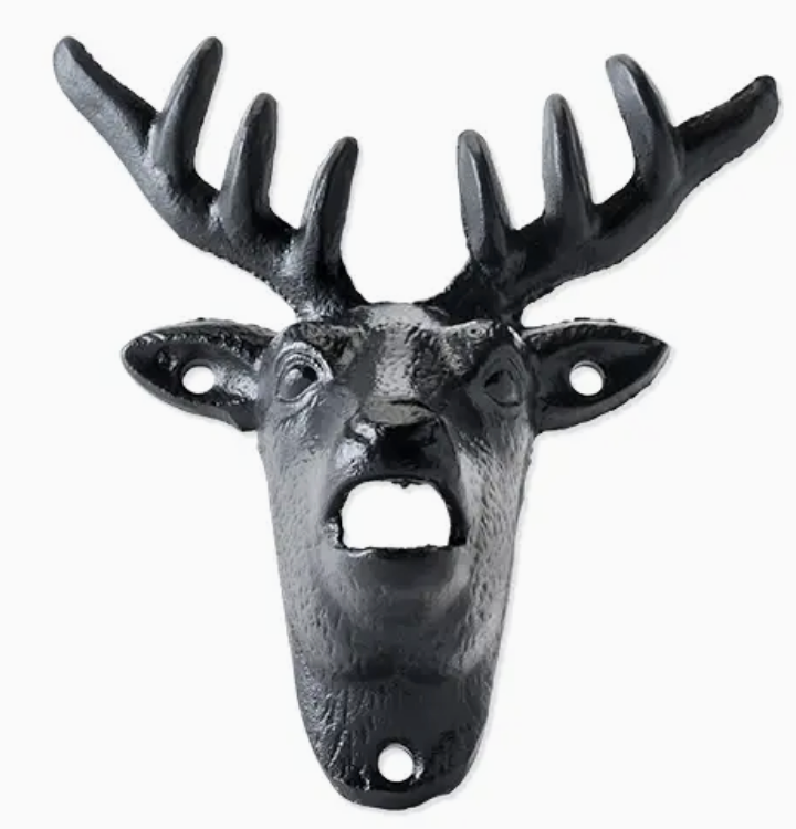 Deer Cast Iron Wall Mounted Bottle Opener