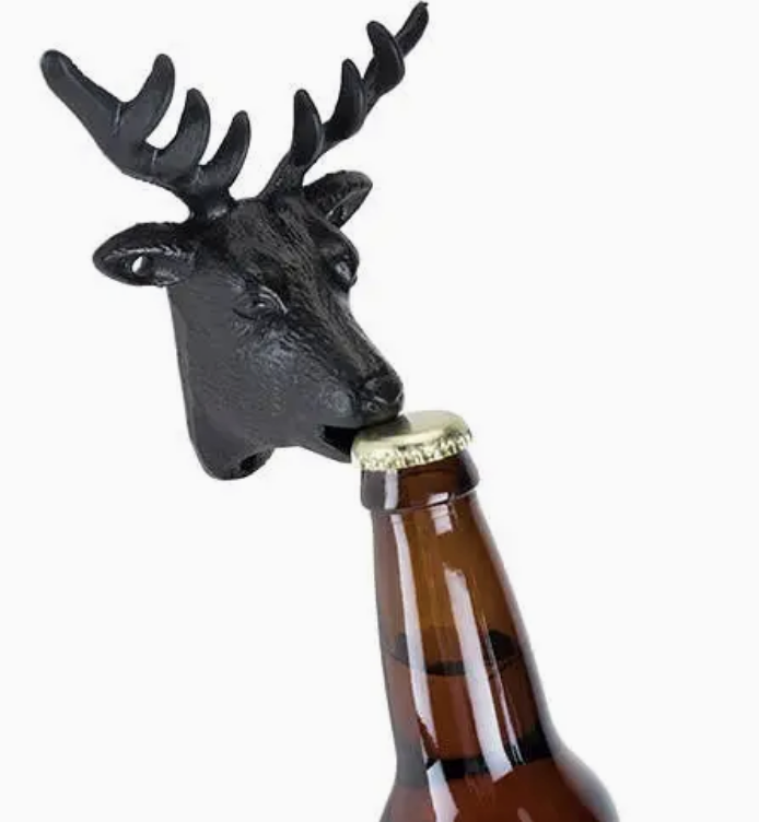 Deer Cast Iron Wall Mounted Bottle Opener
