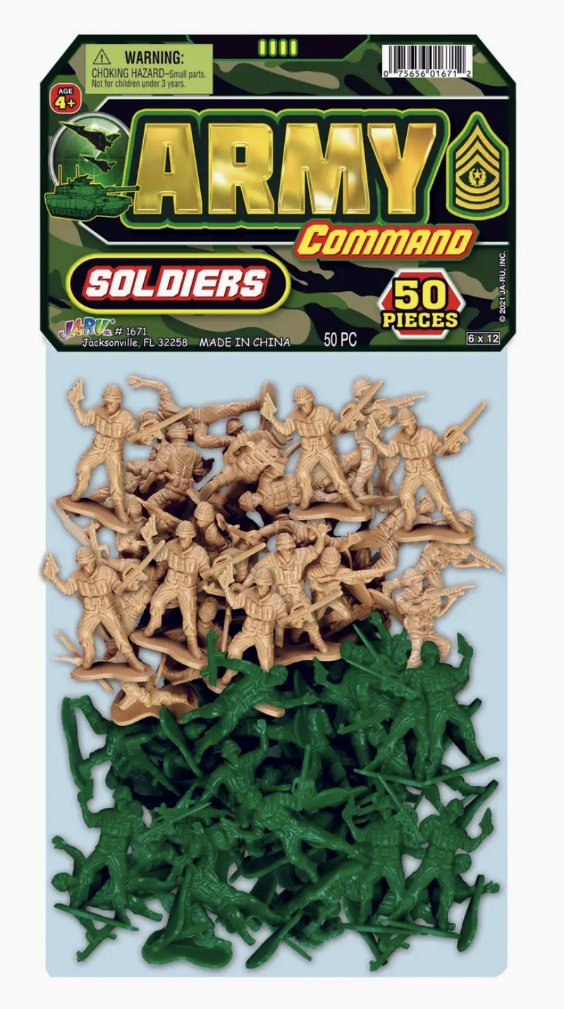 Army Command Soldiers, 50pc Bags