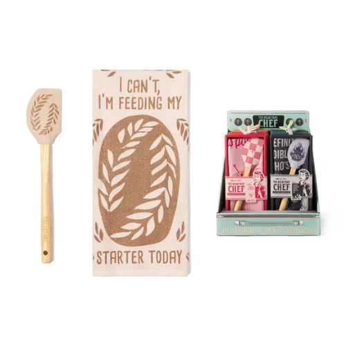 Tea Towel & Spatula Set