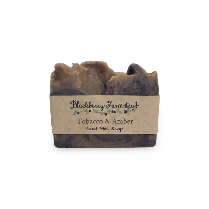 Tobacco & Amber Goat Milk Soap