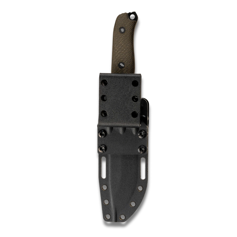 Reiff Knives VICON MagnaCut Black DLT, Black Canvas Micarta Handles
