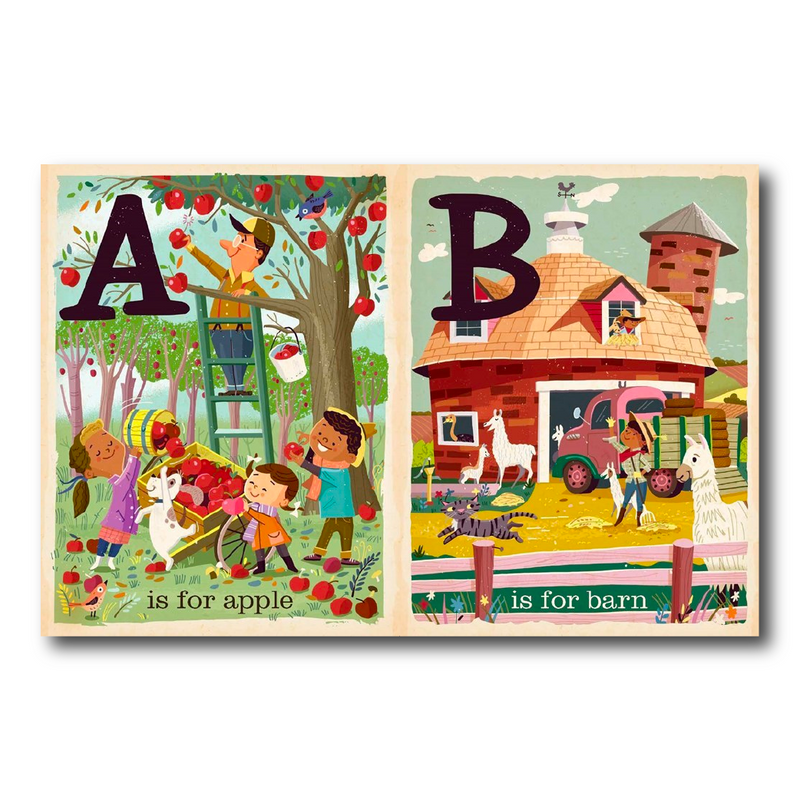 F Is For Farm: Alphabet Board Book